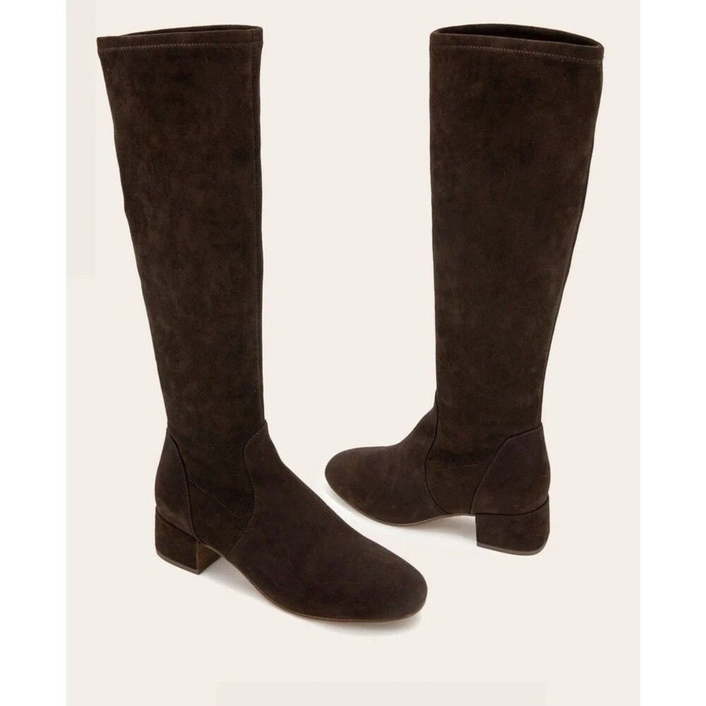 Gentle Souls Ella Stretch Boot , Chocolate Suede Boots Size: 7